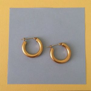 Madewell gold  medium small Gold earring